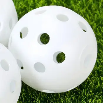 Čvrsta i kvalitetna Bijela 41 mm Isporuke Nove loptice za golf s otvorom Za vježbanje u zatvorenom prostoru, Plišani loptu, običaj Loptica za golf