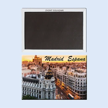 Španija Madrid zgrade grad 22607 Krajolik Magnetski hladnjak darove za prijatelje Turističkih suvenira