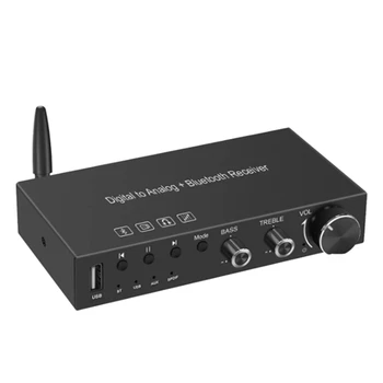 Цифроаналоговый konverter USB 192 khz DAC sa Pojačalom za slušalice, Ugrađeni prijemnik, Bluetooth 5,0 Music Player